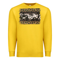 Lemon leopard cowhide pattern background Premium Sweatshirt - Jasminsmagicworld