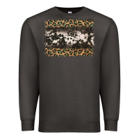 Smoke leopard cowhide pattern background Premium Sweatshirt - Jasminsmagicworld