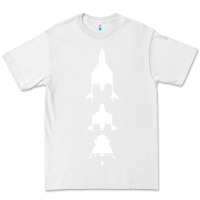 White Virgin Galactic Evolution Premium Tee - linhVisuals