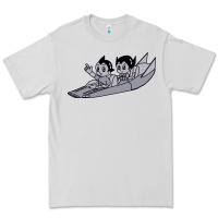 Dove Grey newastro boy and uran Premium Tee - linhVisuals