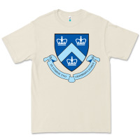 Bone columbia university shield Premium Tee - linhVisuals