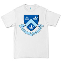 White columbia university shield Premium Tee - linhVisuals