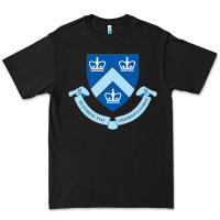 Black columbia university shield Premium Tee - linhVisuals