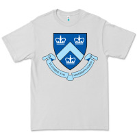 Dove Grey columbia university shield Premium Tee - linhVisuals