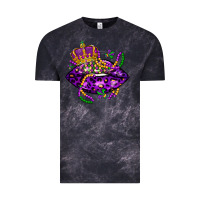 Cloud Black mardi gras lips Vintage Tee - LillyAllenDesigns