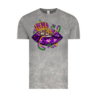 Cloud Rock mardi gras lips Vintage Tee - LillyAllenDesigns