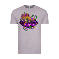 Vintage Zinc mardi gras lips Vintage Tee - LillyAllenDesigns
