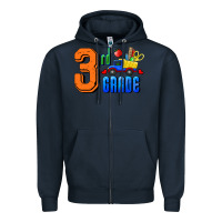 Navy Third Grade Zipper Hoodie - RanaPortraitStore