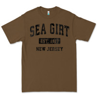 Cacao womens sea girt new jersey nj vintage sports design black design v nec Premium Tee - linhVisuals