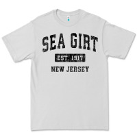 Dove Grey womens sea girt new jersey nj vintage sports design black design v nec Premium Tee - linhVisuals