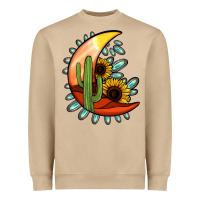 Mushroom turquoise desert moon Heavyweight Sweatshirt - Jasminsmagicworld