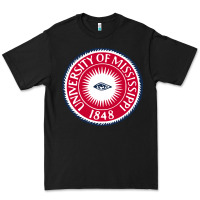 Black university of mississippi seal Premium Tee - linhVisuals