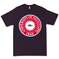 Plum university of mississippi seal Premium Tee - linhVisuals