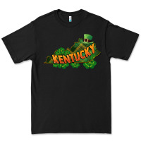 Black Kentucky map St. Patrick's Day Premium Tee - FaDigitalArtStudio