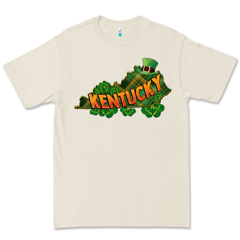 Kentucky Map St. Patrick's Day Premium Tee by FaDigitalArtStudio | Teevron