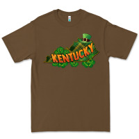 Cacao Kentucky map St. Patrick's Day Premium Tee - FaDigitalArtStudio