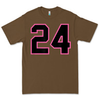 Cacao number 24 sports jersey athlete fan pink black lucky number t shirt Premium Tee - linhVisuals
