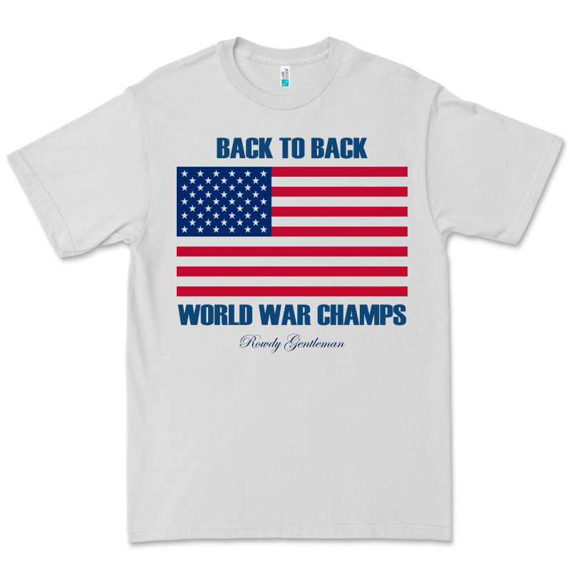 Newback To Back World War Champs Back Premium Tee by linhVisuals | Teevron