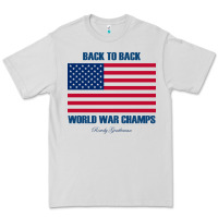 Dove Grey newback to back world war champs back Premium Tee - linhVisuals