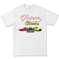 White vintage classic oldies cars Premium Tee - linhVisuals