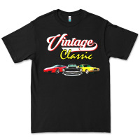 Black vintage classic oldies cars Premium Tee - linhVisuals