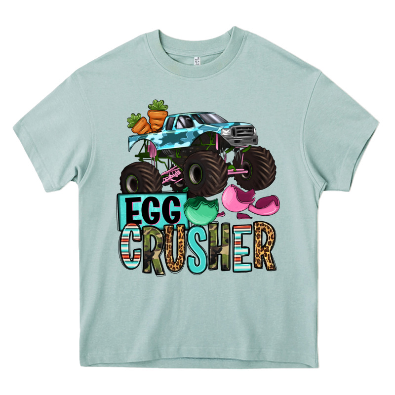 Easter Day Monster Truck Easter Egg Crusher Heavy Core Tee by OliviaCreatesArt | Teevron