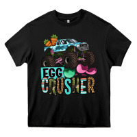 Black Easter Day Monster truck Easter egg crusher Heavy Core Tee - OliviaCreatesArt
