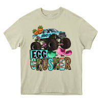 Mossy Easter Day Monster truck Easter egg crusher Heavy Core Tee - OliviaCreatesArt