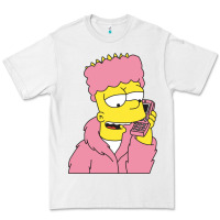 White newbart simpson camron Premium Tee - linhVisuals