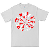 Dove Grey White Stripes Premium Tee - linhVisuals