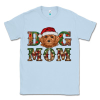 Dusty Blue christmas  toy poodle dog mom Classic Tee - RanaPortraitStore