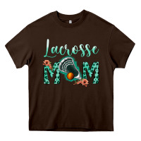 Chocolate Brown lacrose mom Heavy Core Tee - Jasminsmagicworld