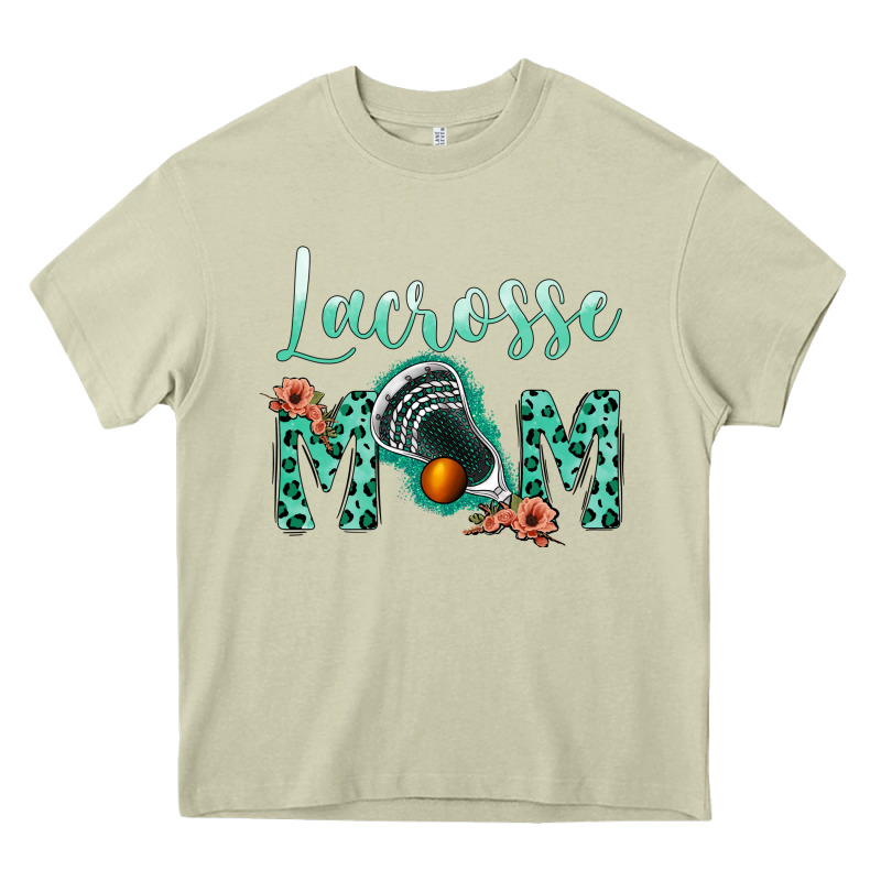 Lacrose Mom Heavy Core Tee by Jasminsmagicworld | Teevron