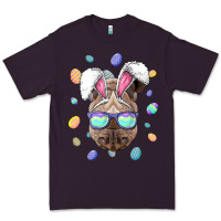 Plum rhino easter bunny ears funny easter eggs hunting sweatshirt Premium Tee - linhVisuals