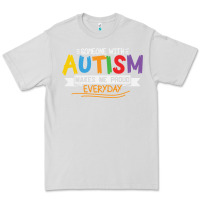 Dove Grey someone with autism makes me proud Premium Tee - linhVisuals