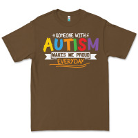 Cacao someone with autism makes me proud Premium Tee - linhVisuals