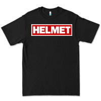 Black Meantime Helmet Premium Tee - linhVisuals