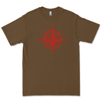Cacao compass Premium Tee - linhVisuals