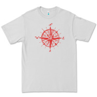 Dove Grey compass Premium Tee - linhVisuals