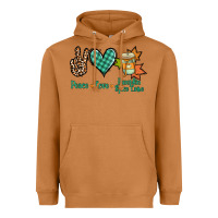 Meerkat peace love pumpkin spice latte Heavyweight Hoodie - Jasminsmagicworld