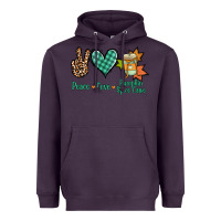 Plum peace love pumpkin spice latte Heavyweight Hoodie - Jasminsmagicworld