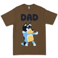 Cacao Bluey Dad Premium Tee - linhVisuals