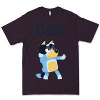 Plum Bluey Dad Premium Tee - linhVisuals
