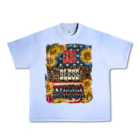 Grape Ice Western God Bless America 4th of July Urban Heavy Tee - LillyAllenDesigns
