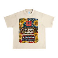 Sandshell Western God Bless America 4th of July Urban Heavy Tee - LillyAllenDesigns