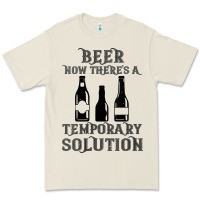 Bone womens funny beer now there's a temporary solution drinking design v n Premium Tee - linhVisuals