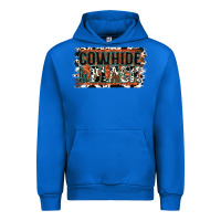 Cobalt Cowhide is the New Black Urban Hoodie - Jasminsmagicworld