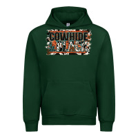 Forest Green Cowhide is the New Black Urban Hoodie - Jasminsmagicworld