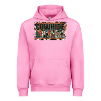 Fuchsia Pink Cowhide is the New Black Urban Hoodie - Jasminsmagicworld