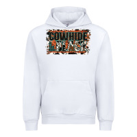 White Cowhide is the New Black Urban Hoodie - Jasminsmagicworld